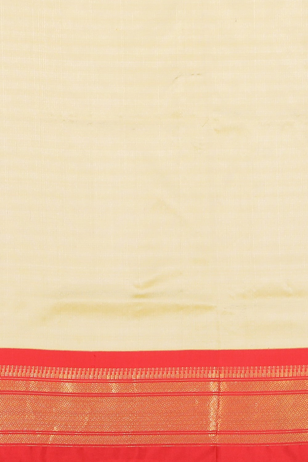 Image of Paithani A Beautiful Cream Saree